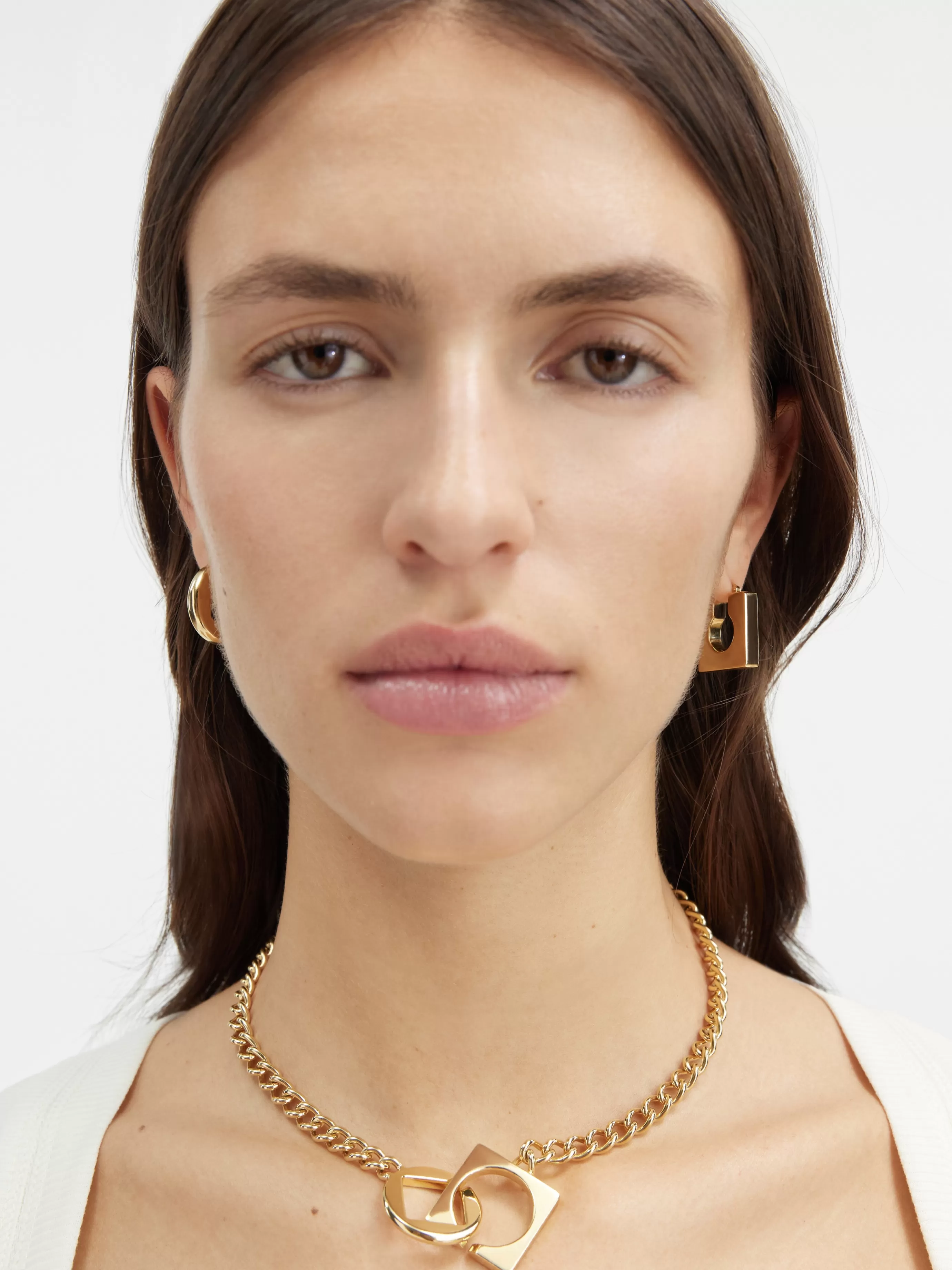Femme Jacquemus Le collier rond carré