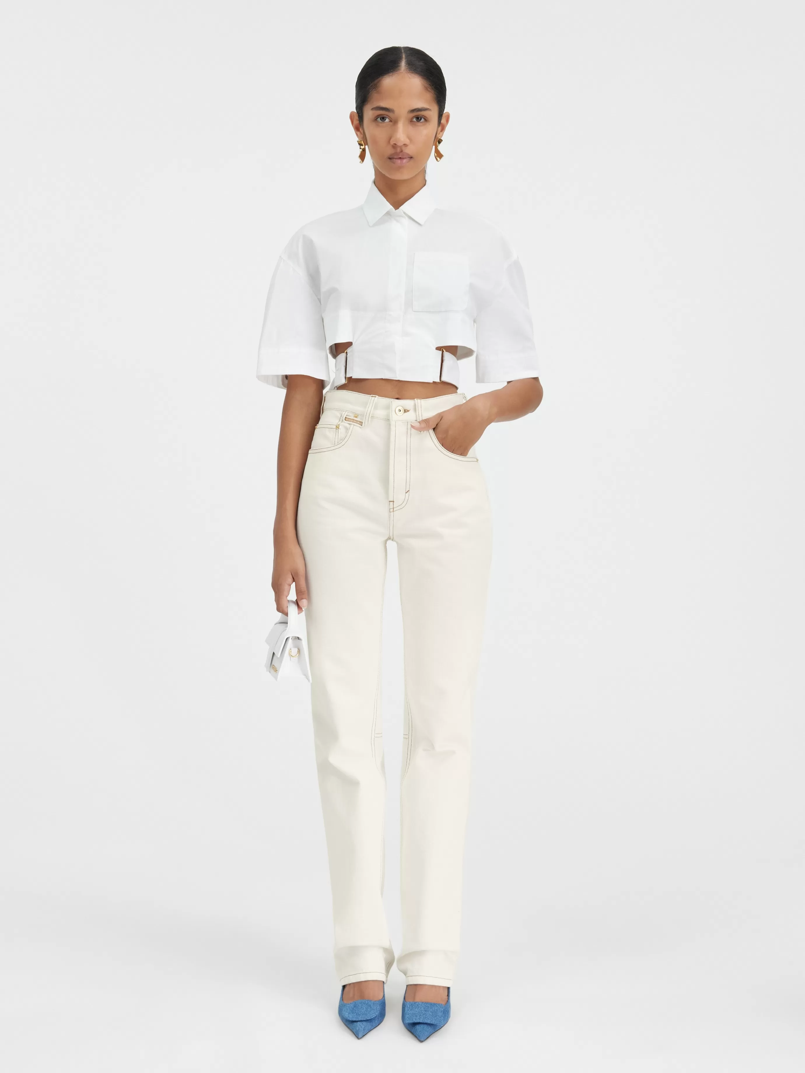 Femme Jacquemus Le de-Nîmes droit