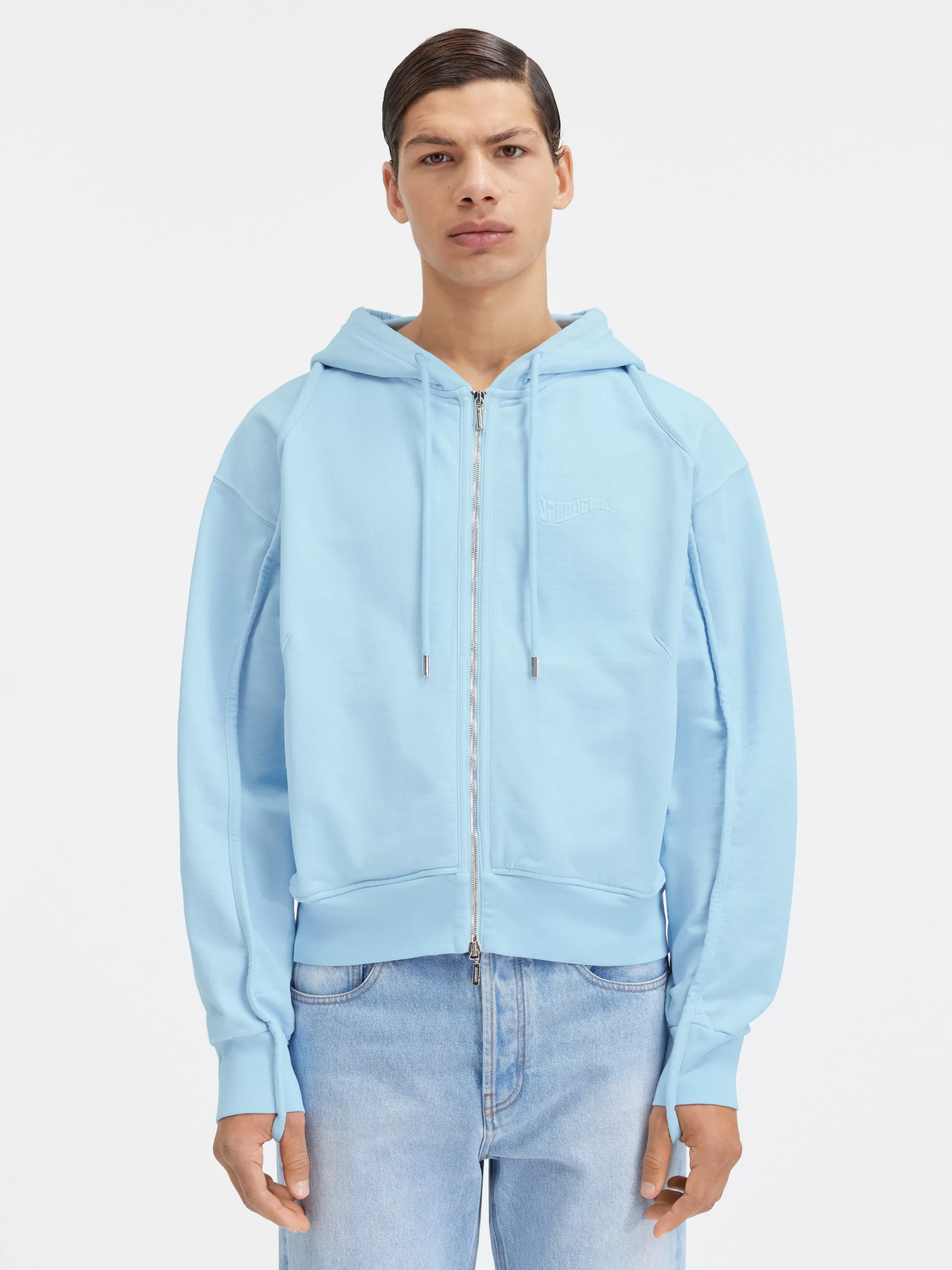 Homme Jacquemus Le sweater Camargue zippé
