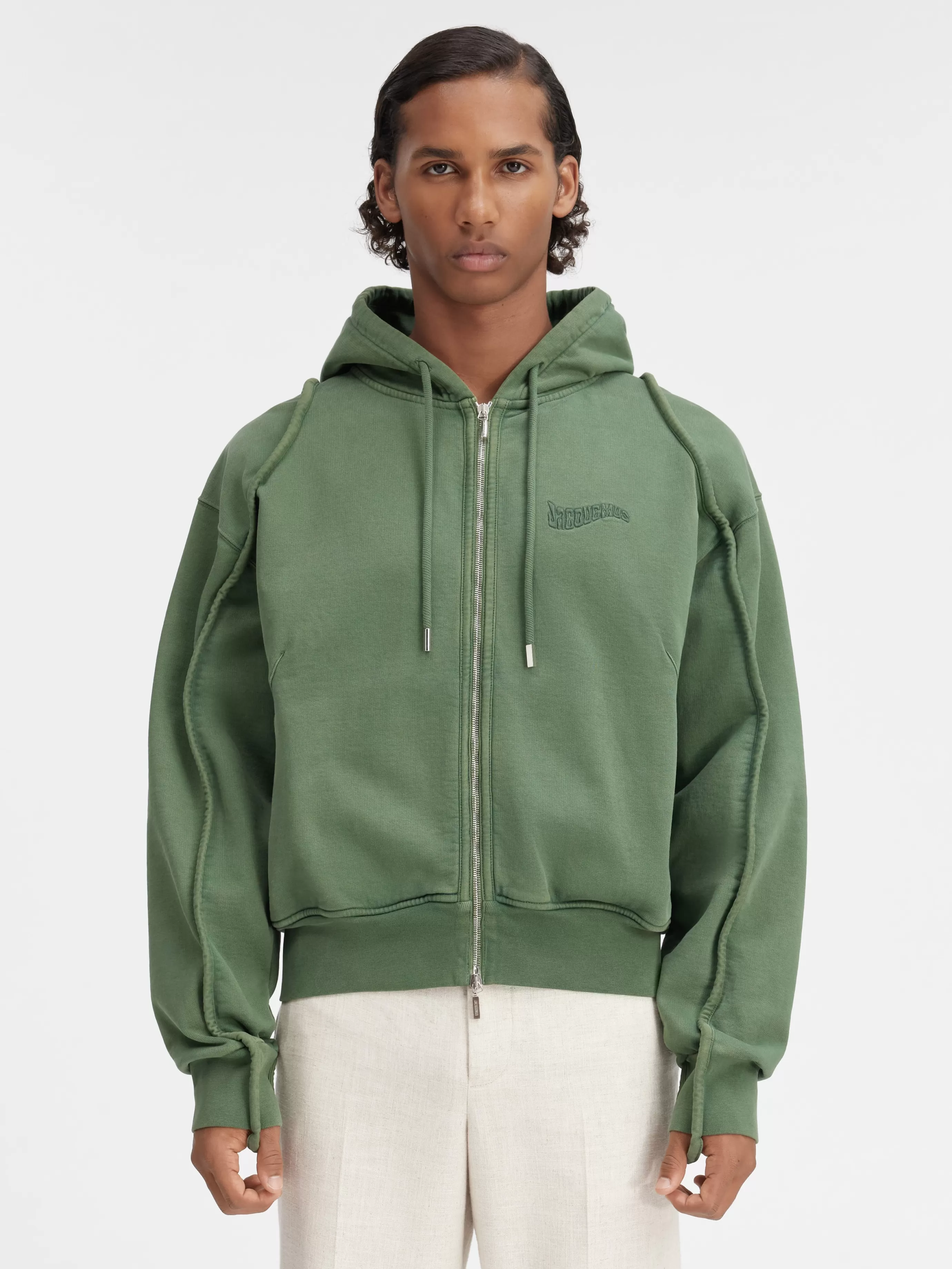 Femme/Homme Jacquemus Le sweater Camargue zippé