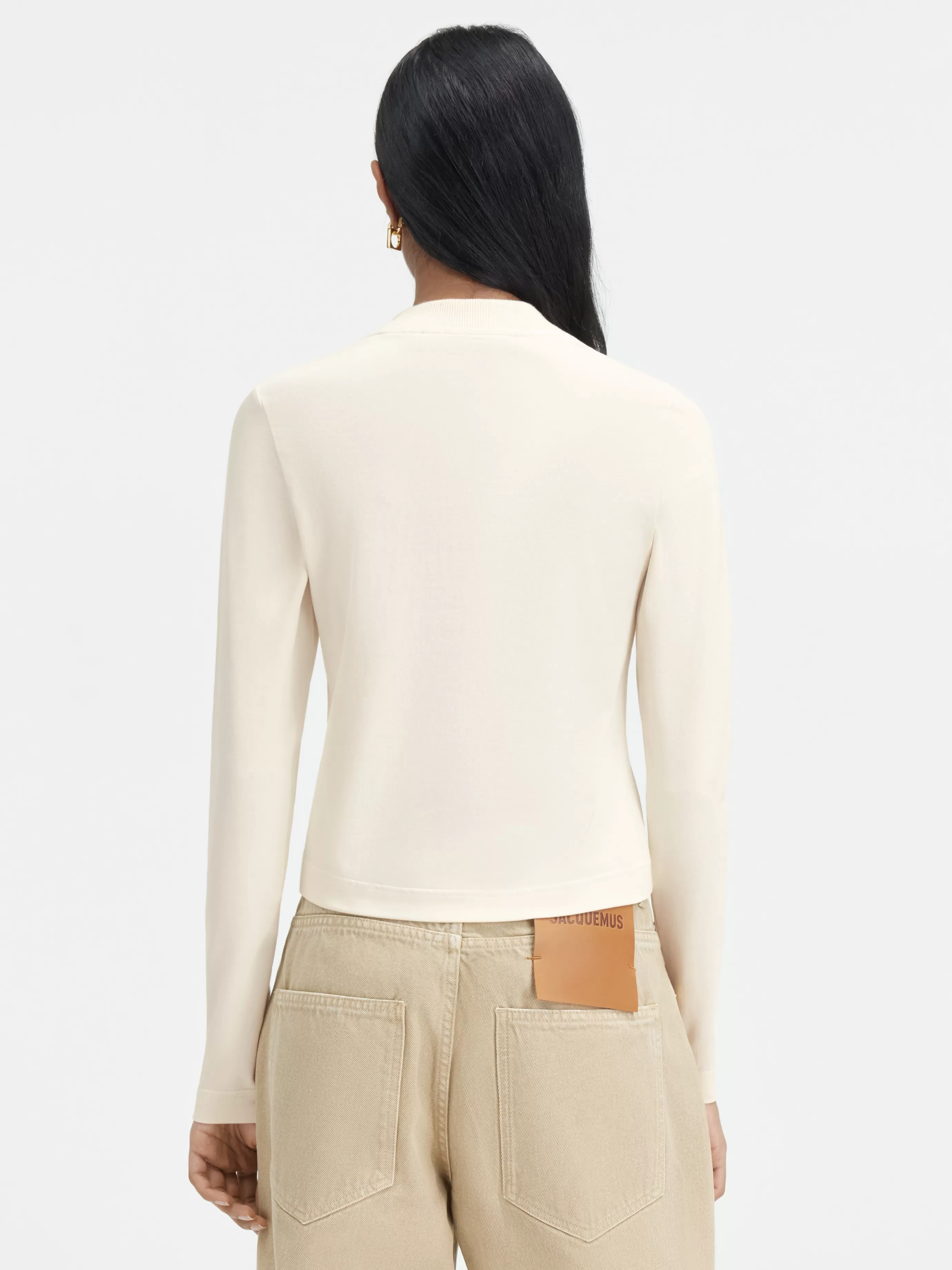 Femme Jacquemus Le t-shirt Gros Grain manches longues
