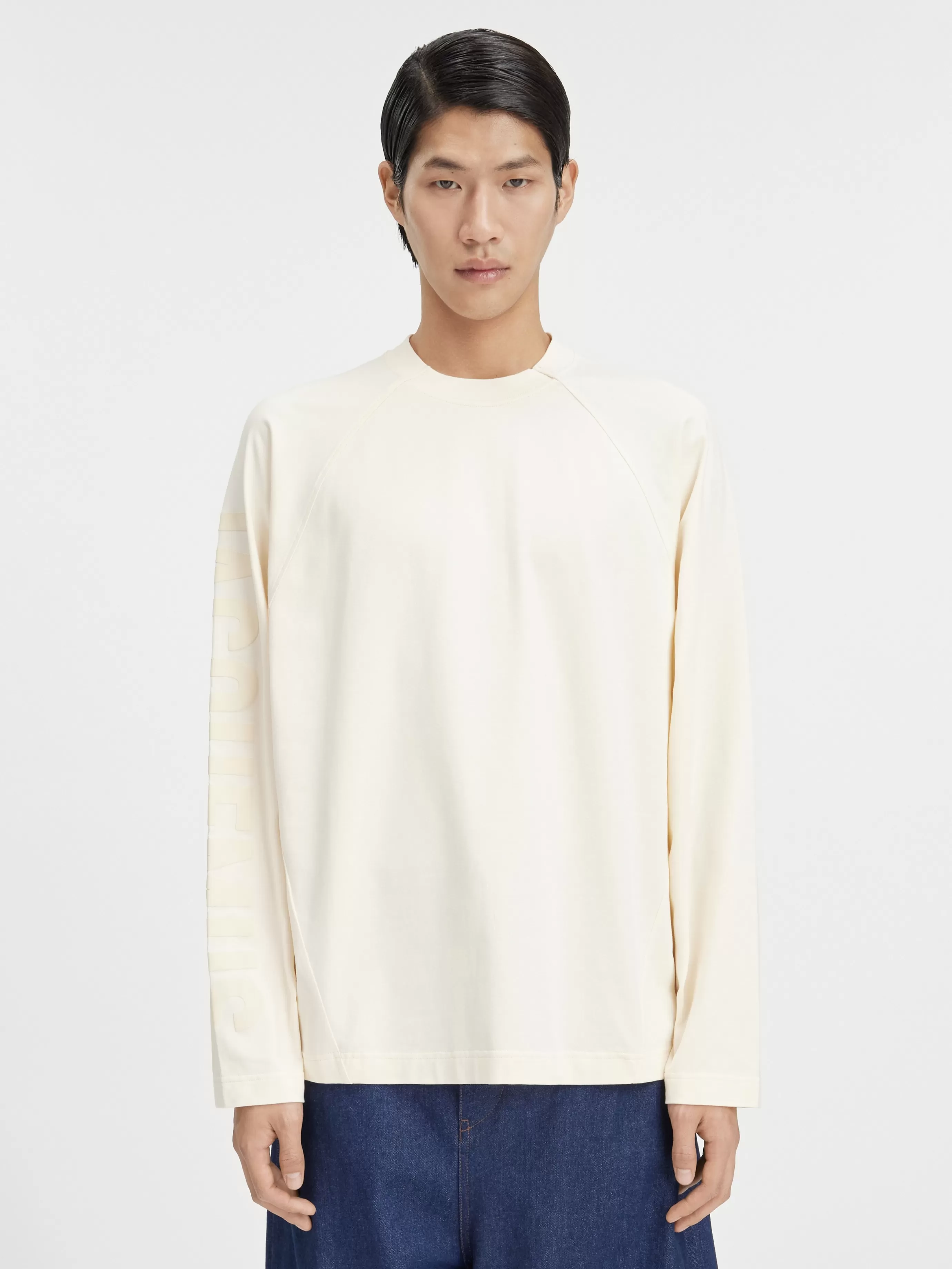 Femme/Homme Jacquemus Le t-shirt Typo manches longues