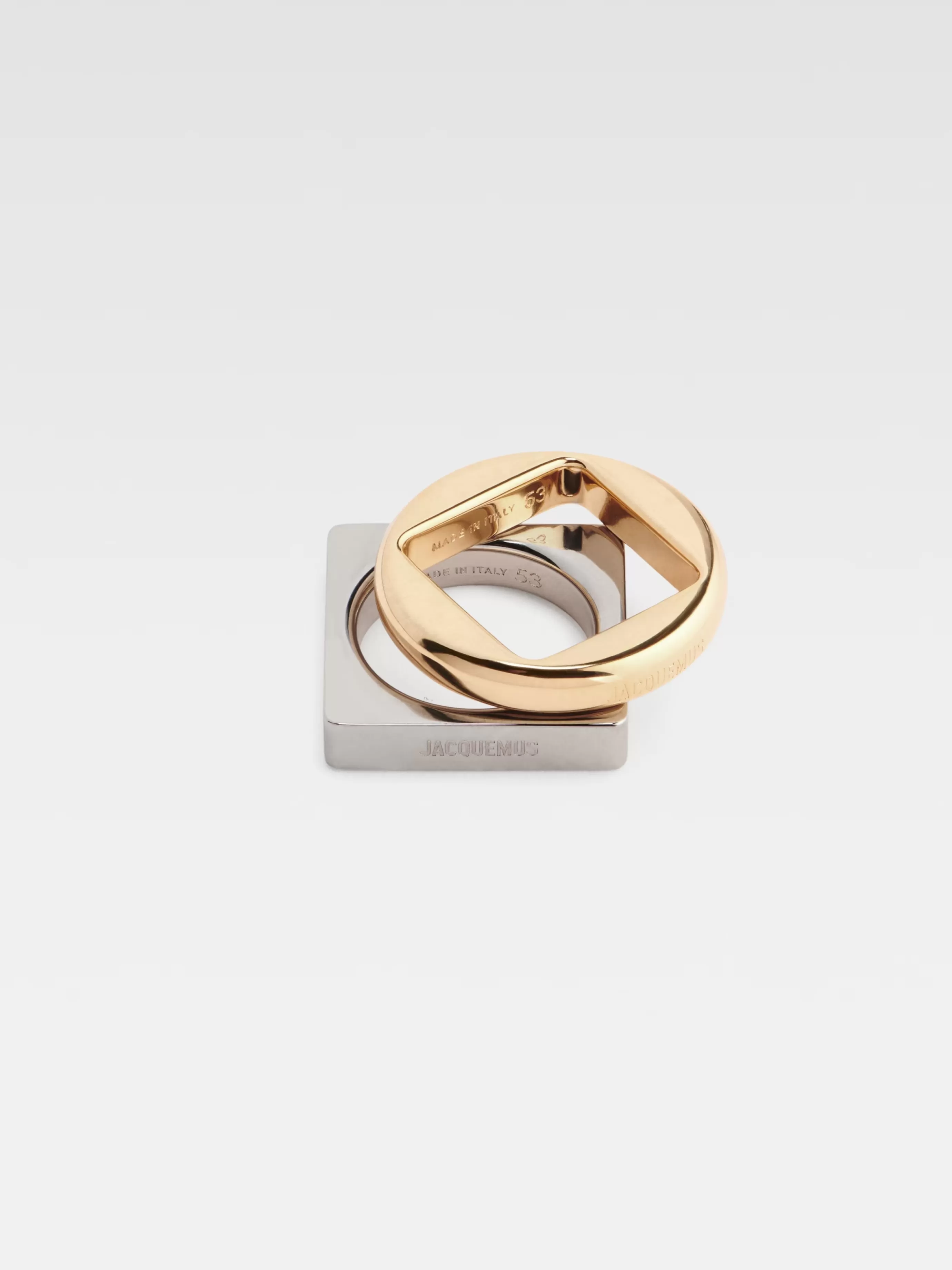 Femme Jacquemus Les bagues rond carré